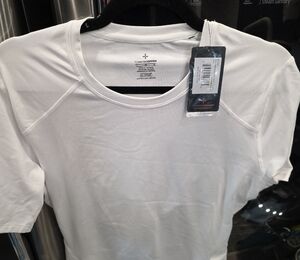 Men's White Shirt Lower Back Support Shirt